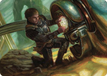 {A} Urza, Powerstone Prodigy Art Card [The Brothers' War Art Series][ABRO 035]