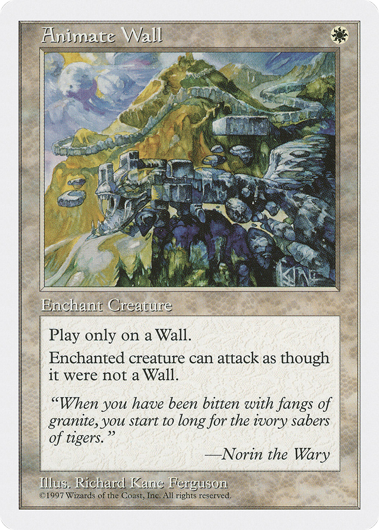 {R} Animate Wall [Fifth Edition][5ED 005]