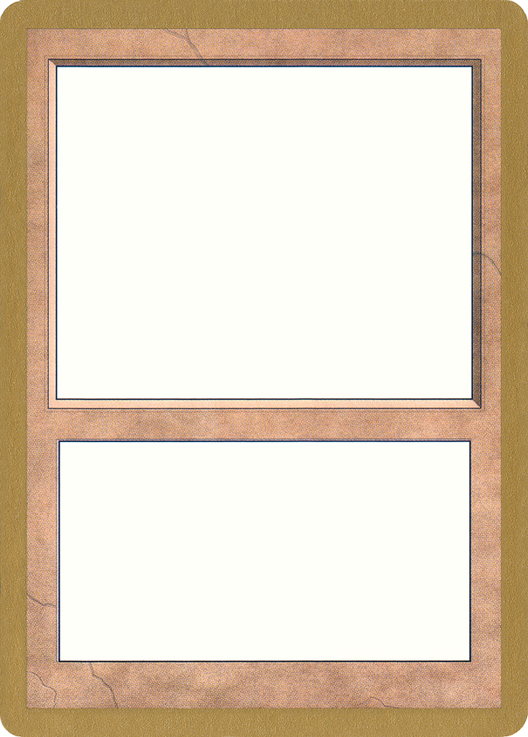 {R} 1997 World Championship Blank Card [World Championship Decks 1997][GB WC97 NULL]