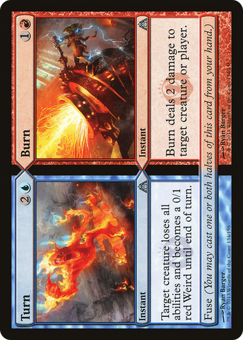 {C} Turn // Burn [Dragon's Maze][DGM 134]