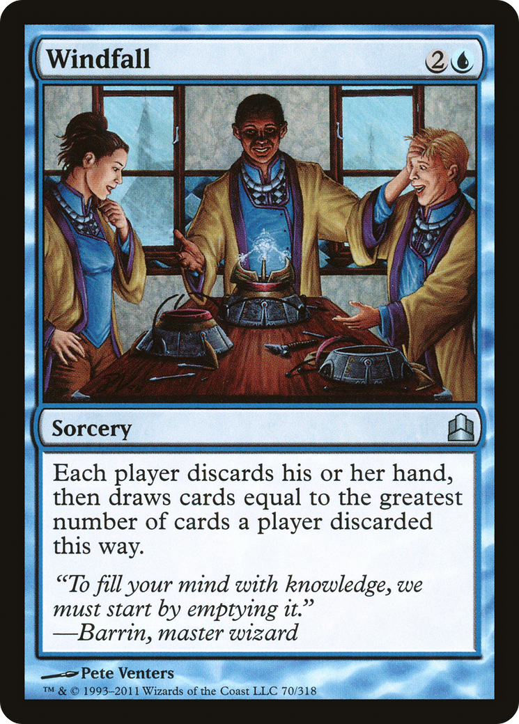 {C} Windfall [Commander 2011][CMD 070] - Misty Mountain Games