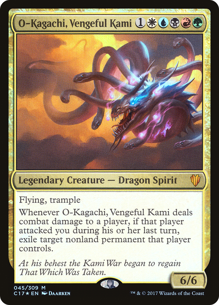 {R} O-Kagachi, Vengeful Kami [Commander 2017][C17 045] - Misty Mountain Games