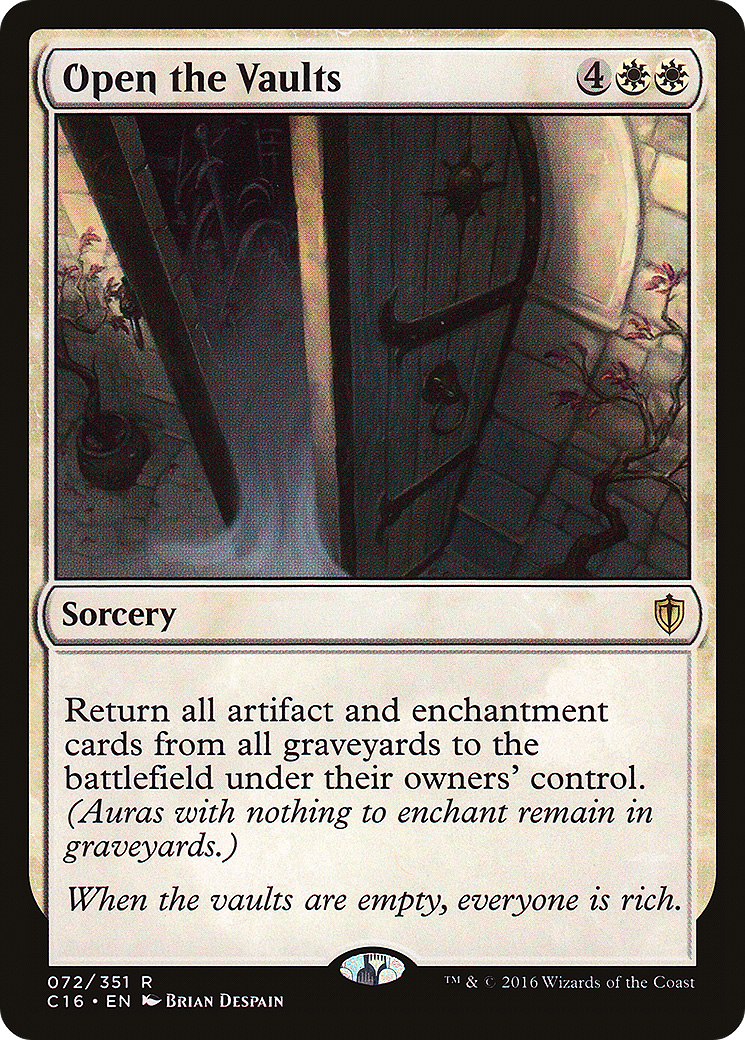 {R} Open the Vaults [Commander 2016][C16 072] - Misty Mountain Games