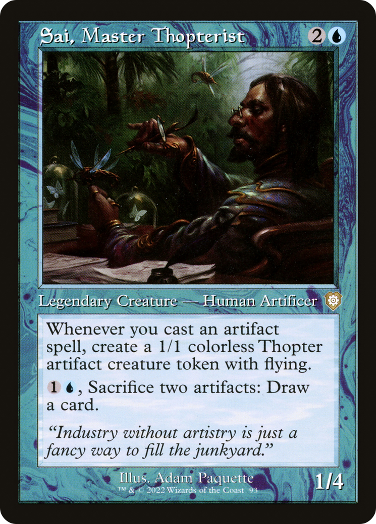 {R} Sai, Master Thopterist (Retro) [The Brothers' War Commander][BRC 093]
