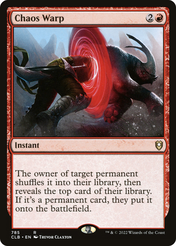 {R} Chaos Warp [Commander Legends: Battle for Baldur's Gate][CLB 785]