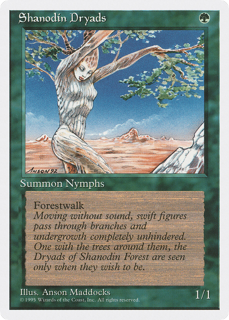 {C} Shanodin Dryads [Fourth Edition][4ED 271]
