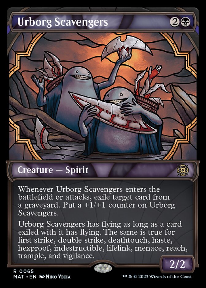 {@R} Urborg Scavengers (Showcase) [March of the Machine: The Aftermath][MAT 065]