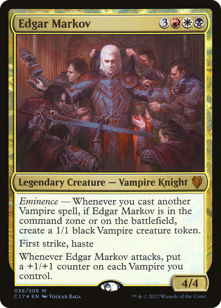 {R} Edgar Markov [Commander 2017][C17 036] - Misty Mountain Games