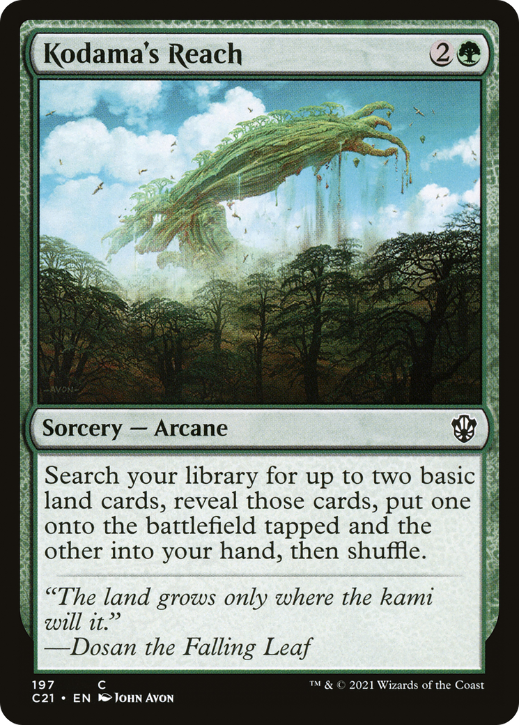 {C} Kodama's Reach [Commander 2021][C21 197]