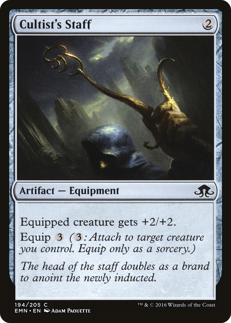 {C} Cultist's Staff [Eldritch Moon][EMN 194]