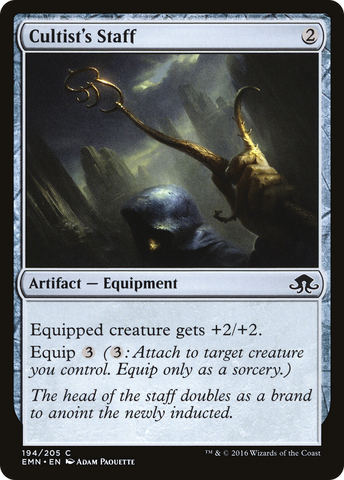 {C} Cultist's Staff [Eldritch Moon][EMN 194]