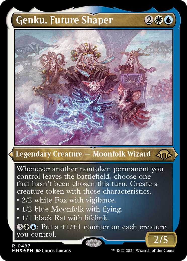 {R} Genku, Future Shaper (Foil Etched) [Modern Horizons 3][MH3 487]
