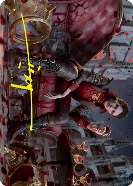 {A} Anje, Maid of Dishonor Art Card (Gold-Stamped Signature) [Innistrad: Crimson Vow Art Series][GS AVOW 056]