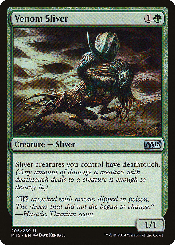 {C} Venom Sliver [Magic 2015][M15 205] - Misty Mountain Games