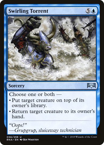 {C} Swirling Torrent [Ravnica Allegiance][RNA 056]