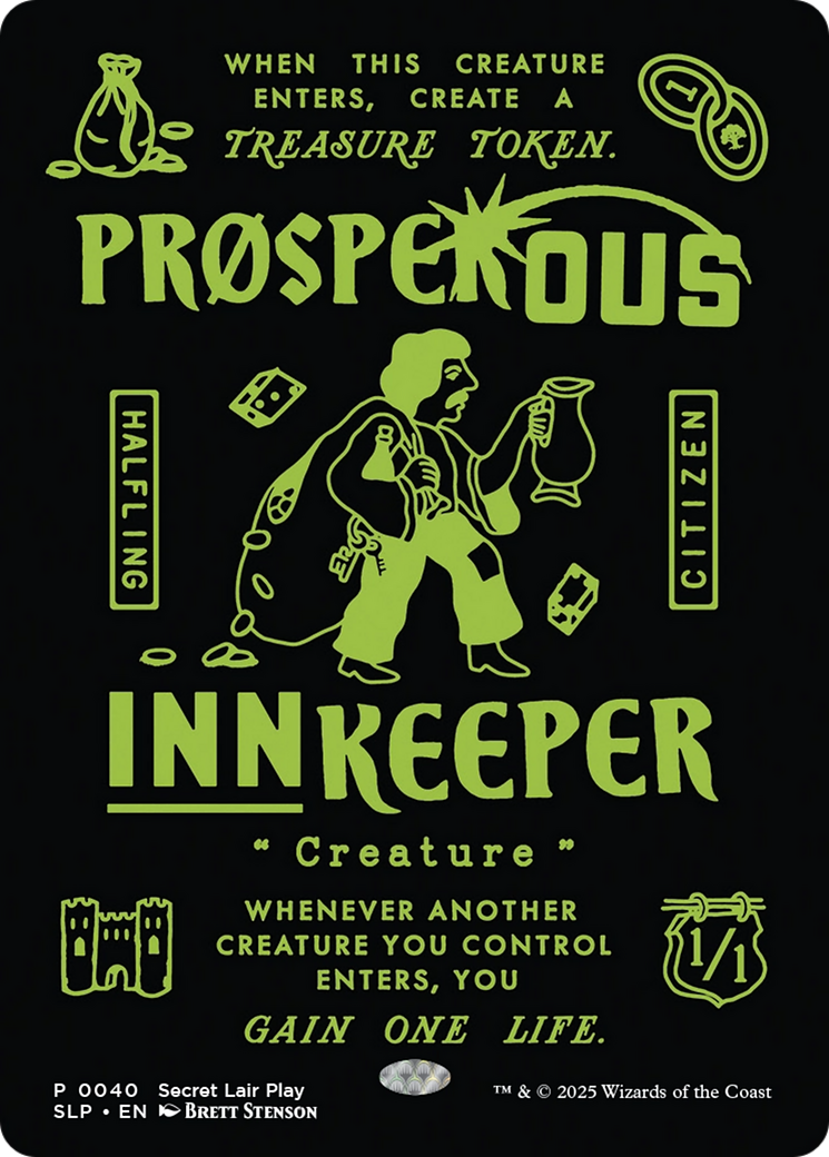 Prosperous Innkeeper [SLP 040]  (Borderless)