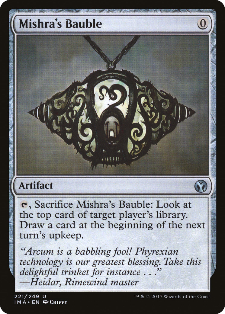 {C} Mishra's Bauble [Iconic Masters][IMA 221]