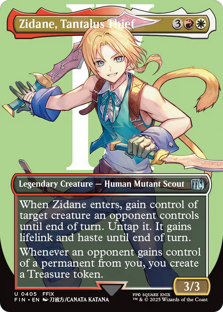 {@C} Zidane, Tantalus Thief (Borderless) [FINAL FANTASY][FIN 405]