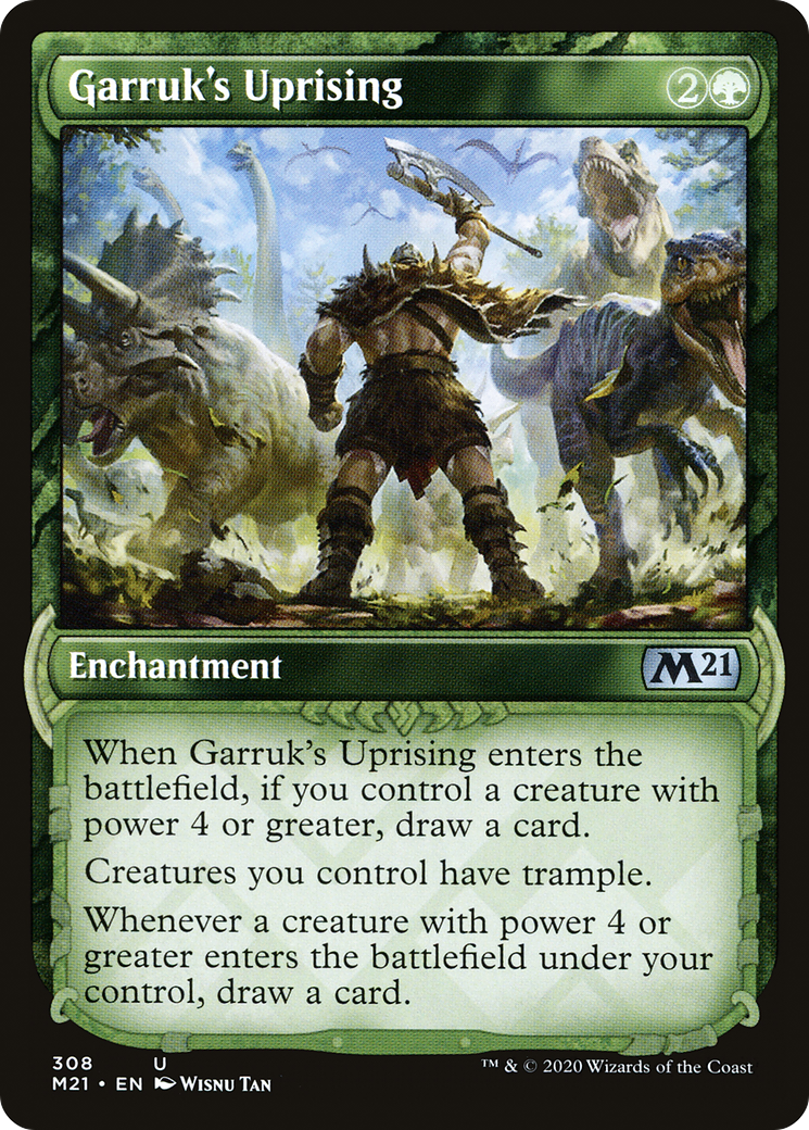 {C} Garruk's Uprising (Showcase) [Core Set 2021][M21 308]