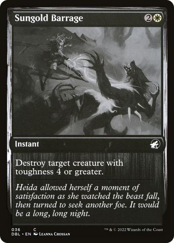 {C} Sungold Barrage [Innistrad: Double Feature][DBL 036]
