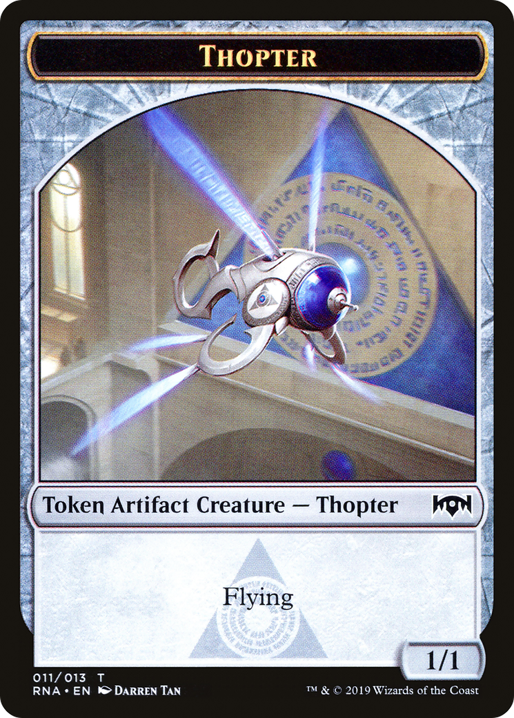 {T} Thopter Token [Ravnica Allegiance Tokens][TRNA 011]