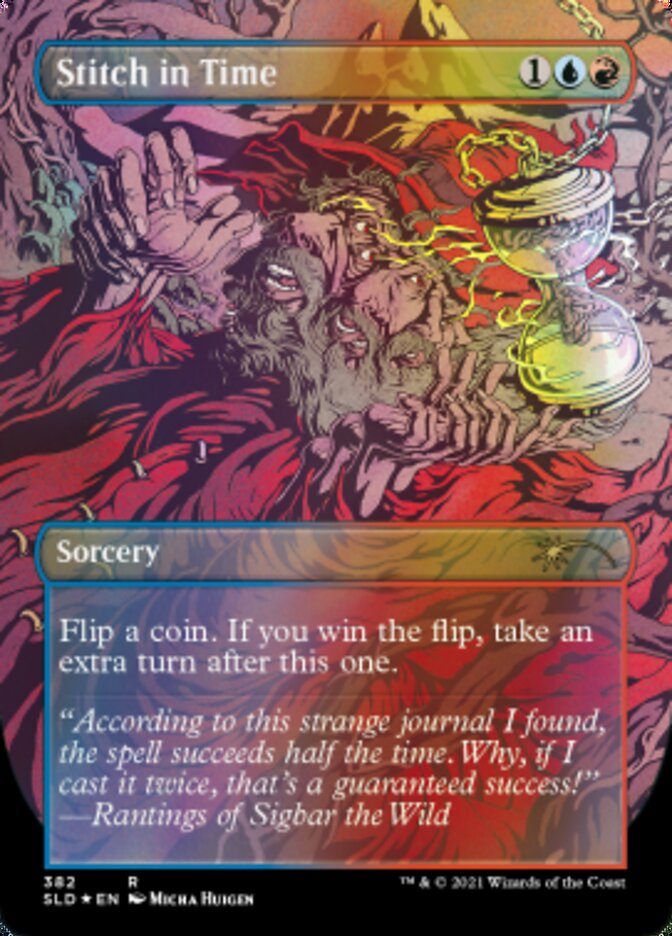 {R} Stitch in Time // Stitch in Time (Borderless) [Secret Lair Drop Series][SLD 382]
