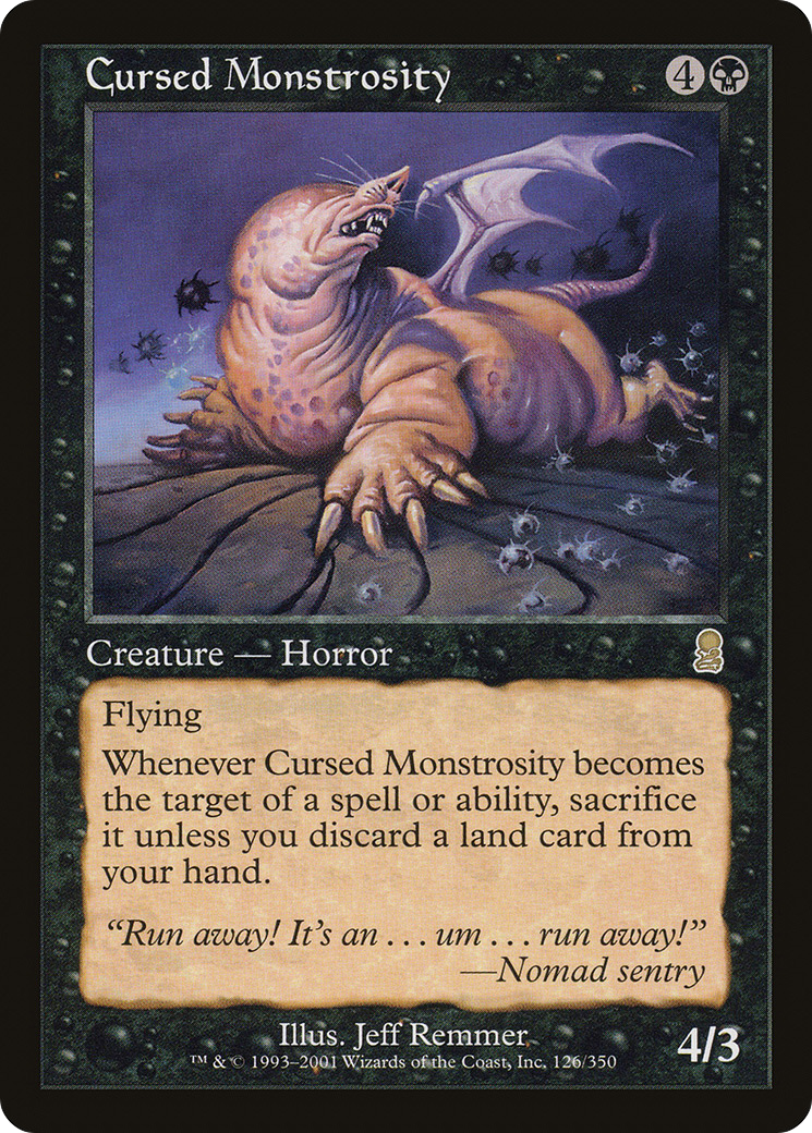{R} Cursed Monstrosity [Odyssey][ODY 126]