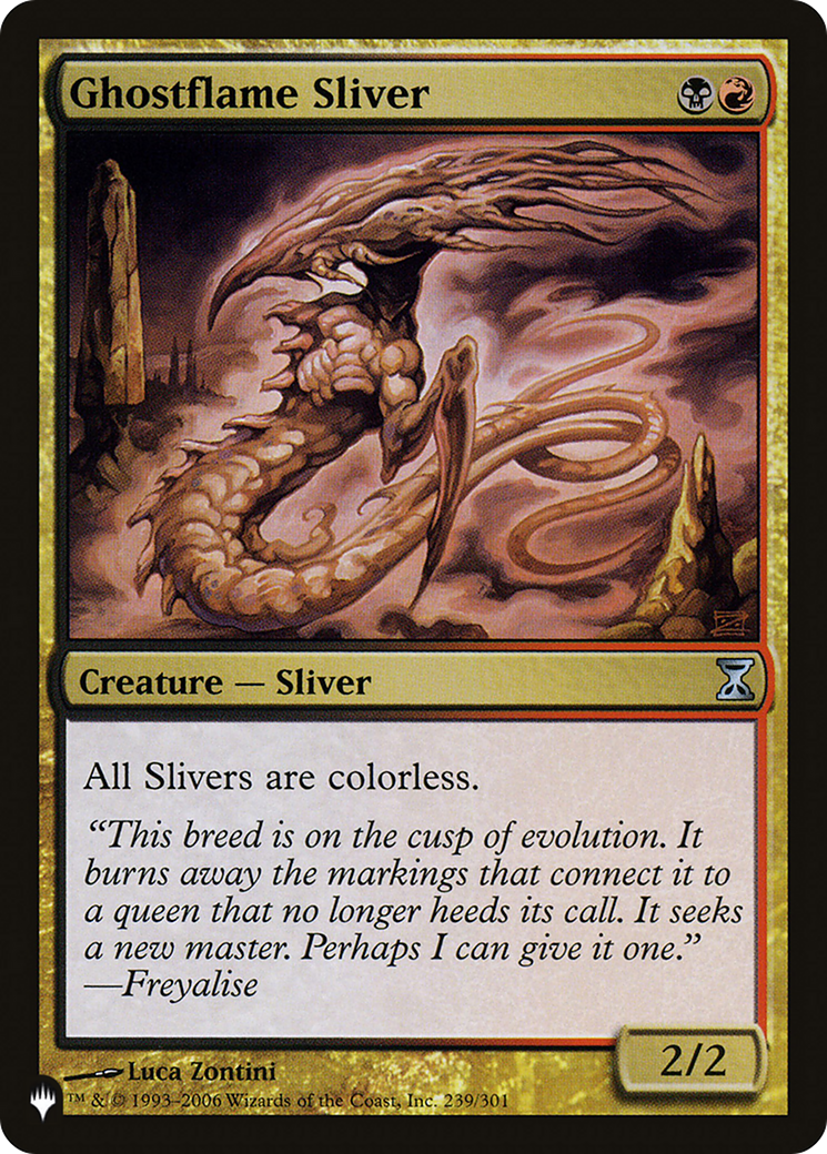 Ghostflame Sliver [LIST TSP-239]