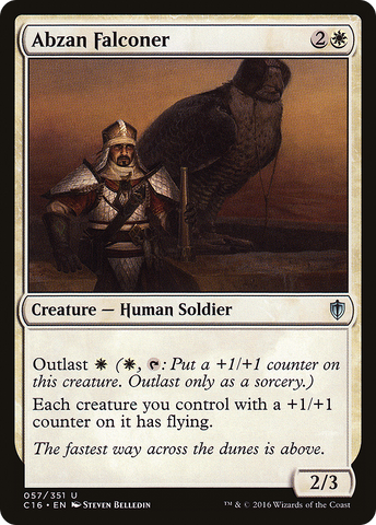 {C} Abzan Falconer [Commander 2016][C16 057]