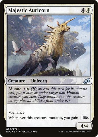 {C} Majestic Auricorn [Ikoria: Lair of Behemoths][IKO 022]