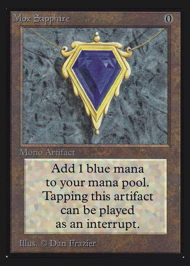 {R} Mox Sapphire [Collectorsâ Edition][GB CED 266]