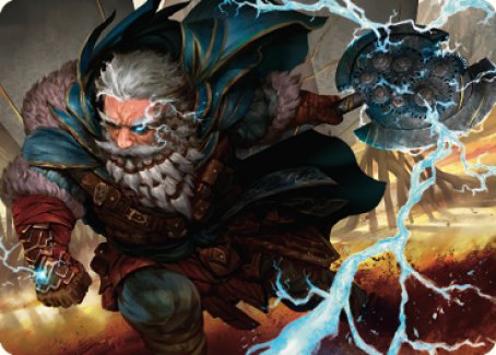 {A} Electrostatic Infantry Art Card [Dominaria United Art Series][ADMU 030]