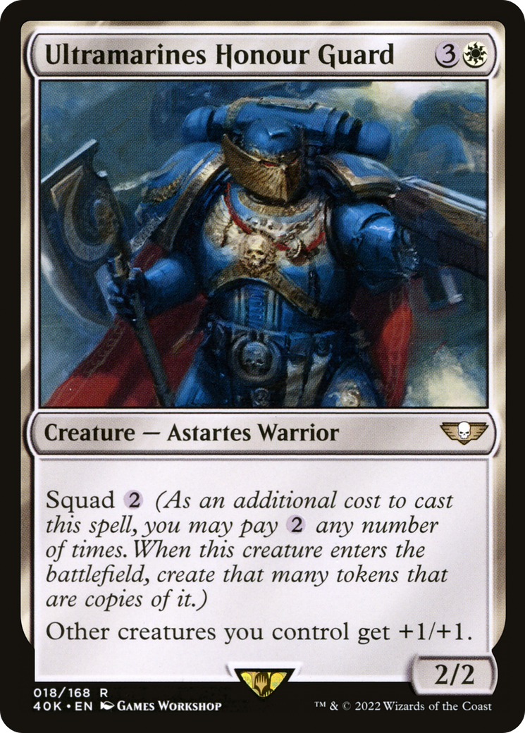 {R} Ultramarines Honour Guard [Universes Beyond: Warhammer 40,000][40K 018]