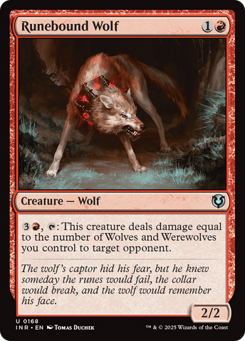 {C} Runebound Wolf [Innistrad Remastered][INR 168]