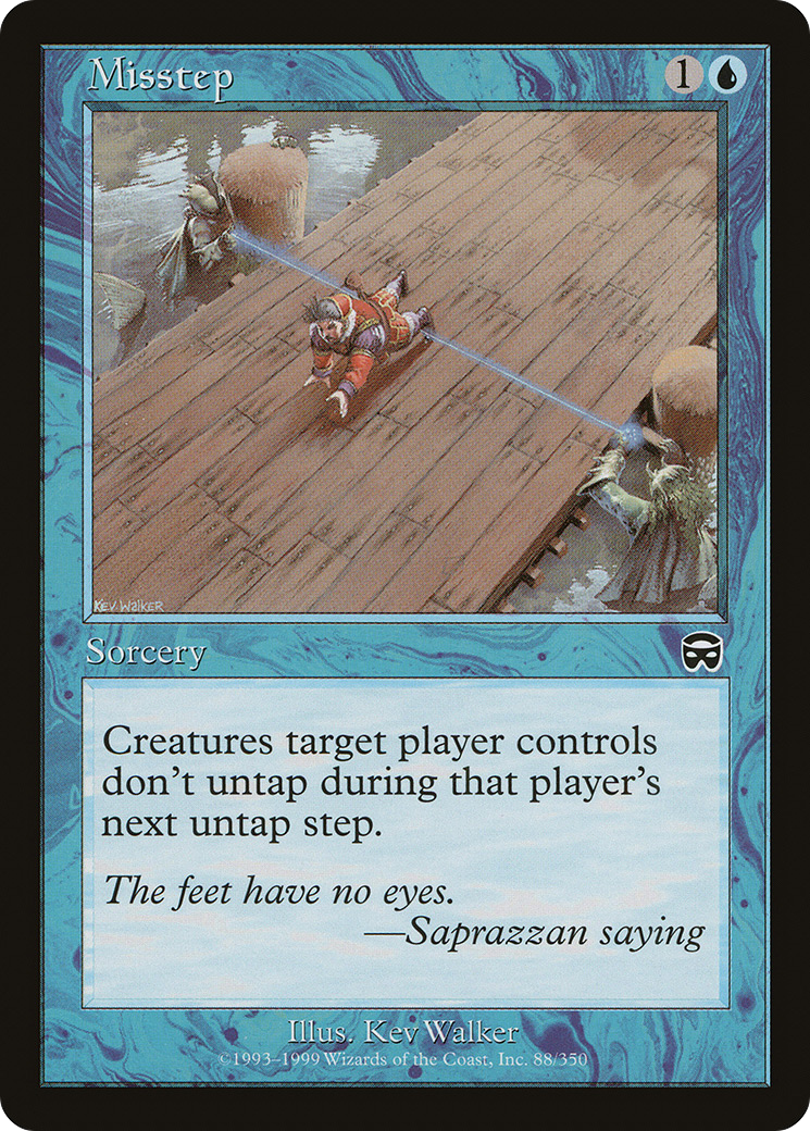 {C} Misstep [Mercadian Masques][MMQ 088]