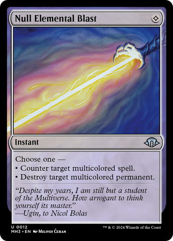 {C} Null Elemental Blast [Modern Horizons 3][MH3 012]