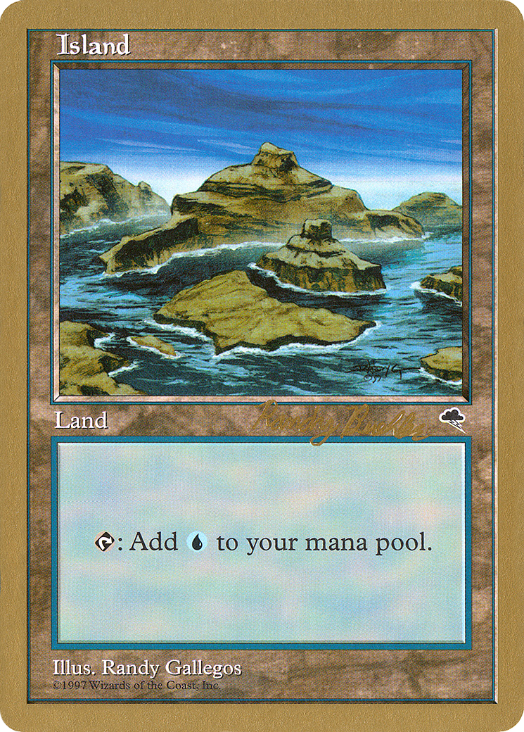 {B}[GB WC98 RB338] Island (rb338) (Randy Buehler) [World Championship Decks 1998]