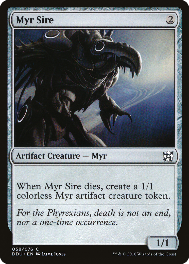 {C} Myr Sire [Duel Decks: Elves vs. Inventors][DDU 058]