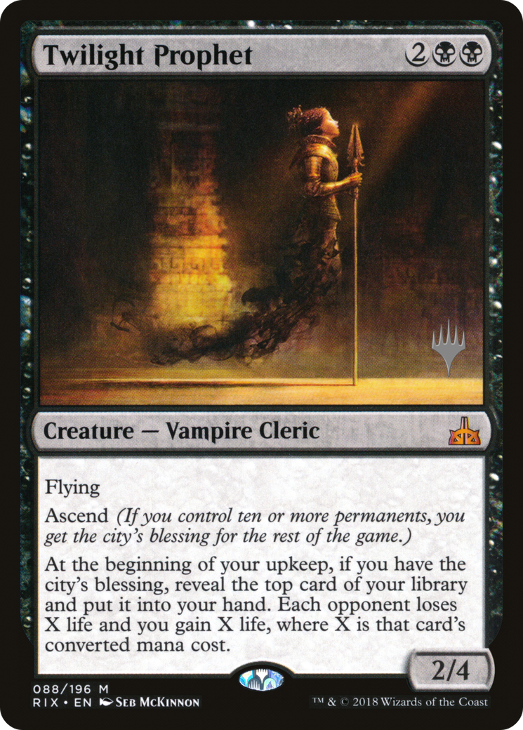 {R} Twilight Prophet (Promo Pack) [Rivals of Ixalan Promos][PP RIX 088] - Misty Mountain Games