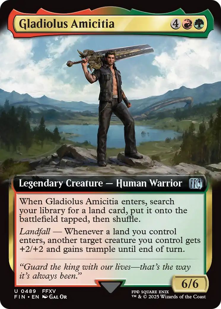{@C} Gladiolus Amicitia (Extended Art) [FINAL FANTASY][FIN 489]