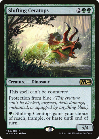 {R} Shifting Ceratops [Core Set 2020][M20 194]