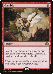 {R} Gamble [Dominaria Remastered][DMR 121]