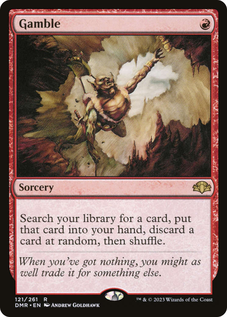 {R} Gamble [Dominaria Remastered][DMR 121]