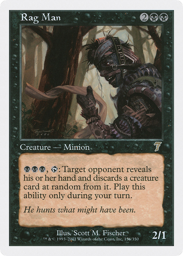 {R} Rag Man [Seventh Edition][7ED 156]