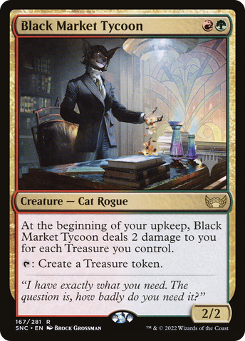 {R} Black Market Tycoon (Promo Pack) [Streets of New Capenna Promos][PP SNC 167]