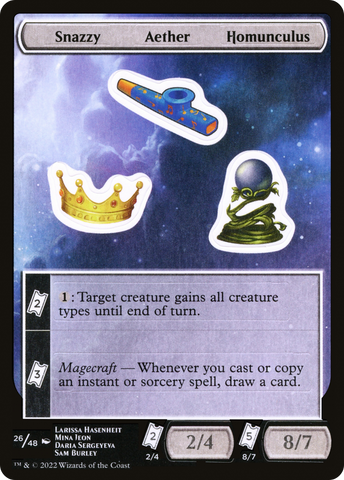 {C} Snazzy Aether Homunculus [Unfinity Stickers][SUNF 026]