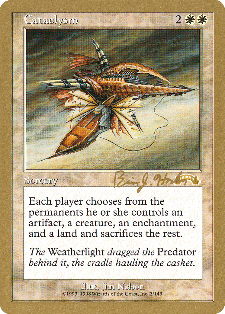 {R} Cataclysm (Brian Hacker) [World Championship Decks 1998][GB WC98 BH3]