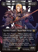 {@R} Zenos yae Galvus // Shinryu, Transcendent Rival (Borderless) (Surge Foil) [FINAL FANTASY][FIN 529]