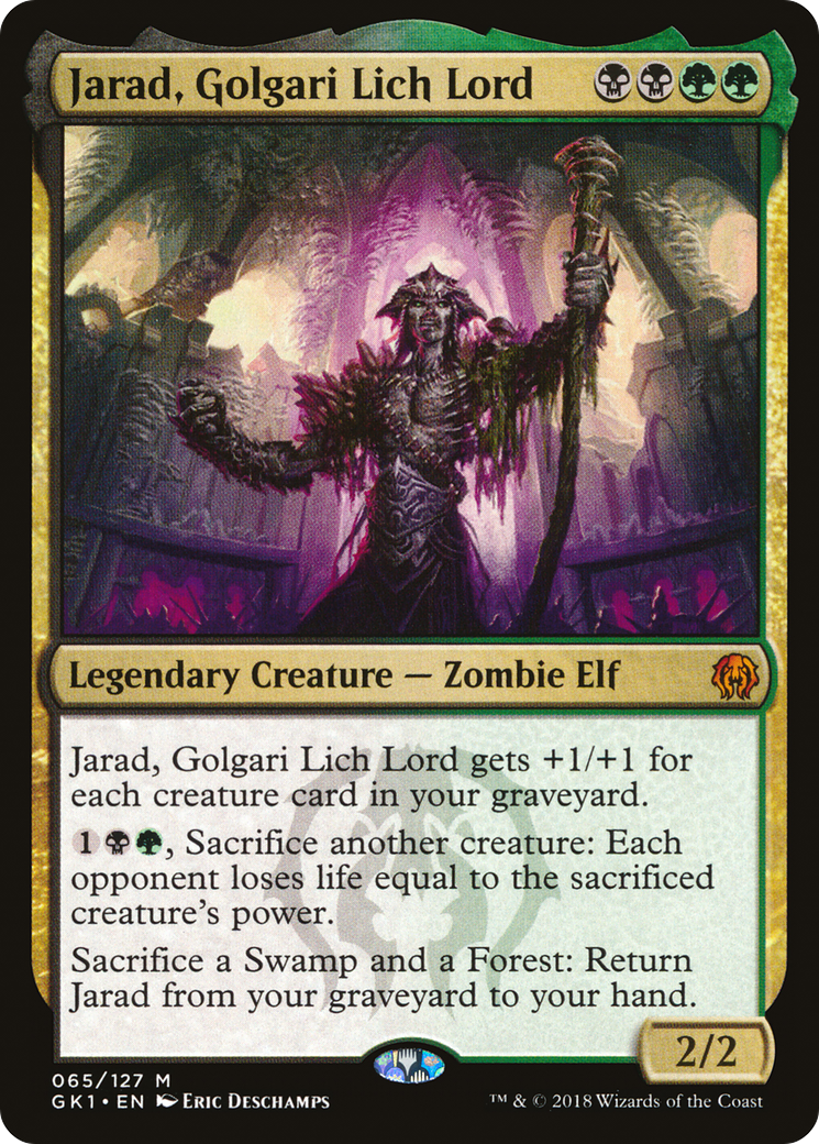 {R} Jarad, Golgari Lich Lord [Guilds of Ravnica Guild Kit][GK1 065]