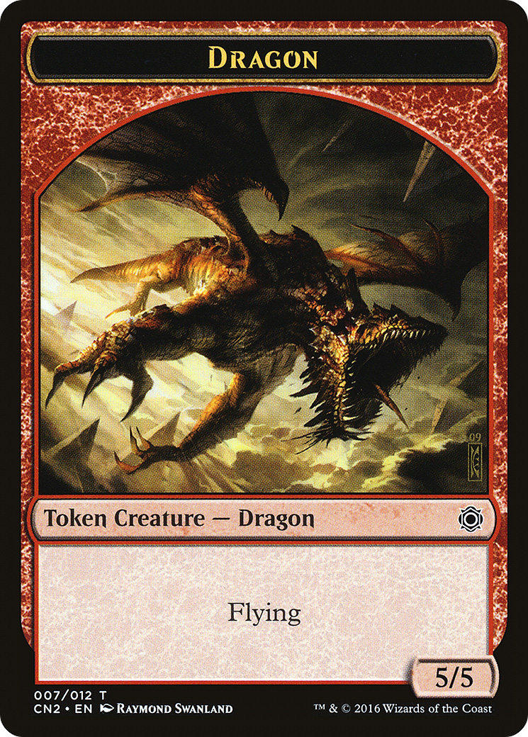 {T} Dragon Token [Conspiracy: Take the Crown Tokens][TCN2 007]